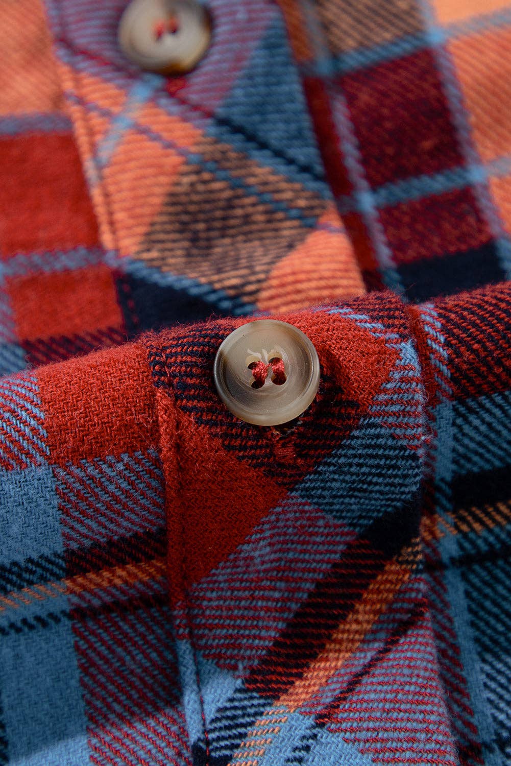 Women's Plaid Print Loose Vintage Shirt