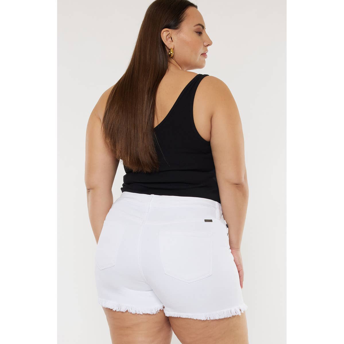 WHITE KANCAN SHORTS