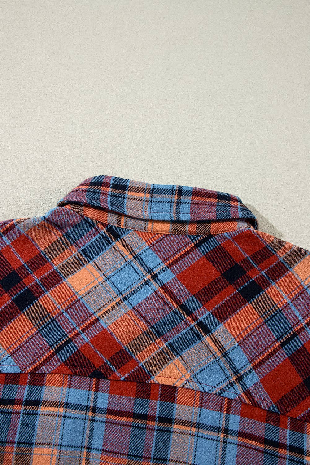 Women's Plaid Print Loose Vintage Shirt