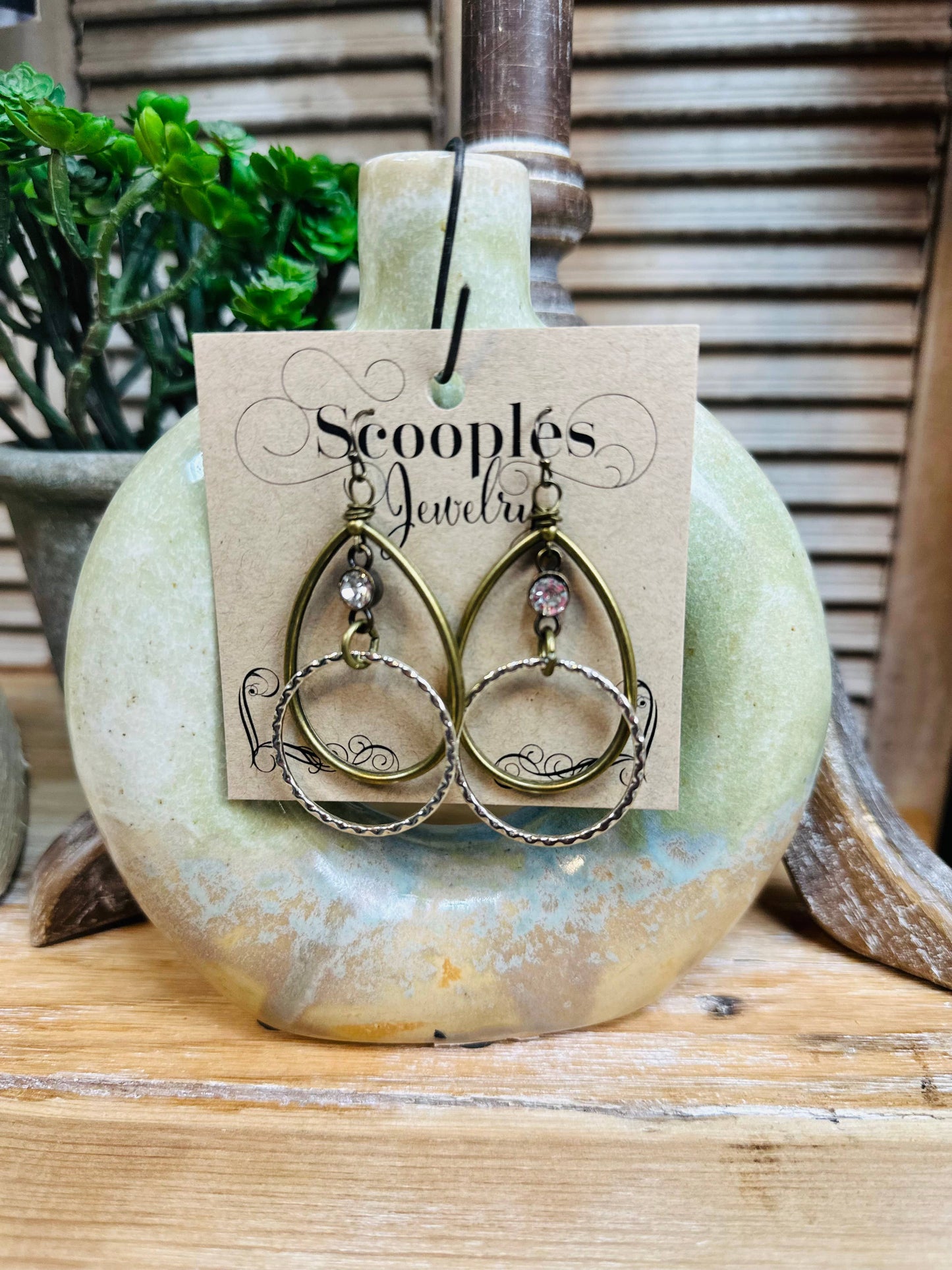 Double Crystal - Earring