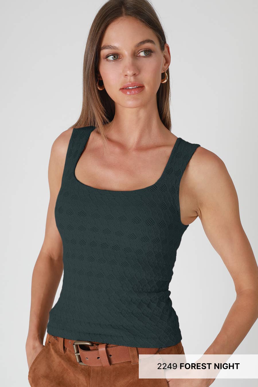 Lace Textured Square Top