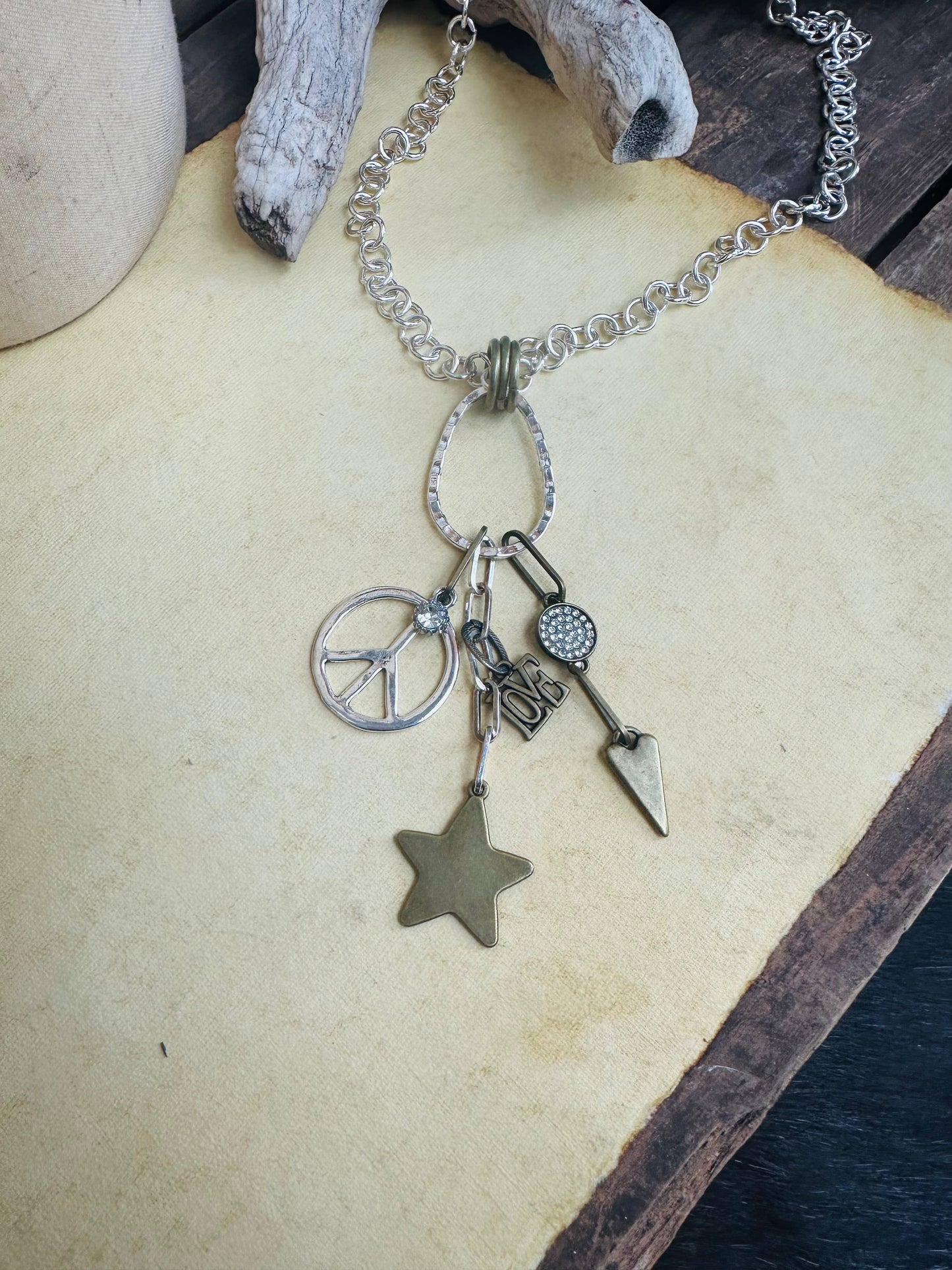 Two Tone Peaceful Heart