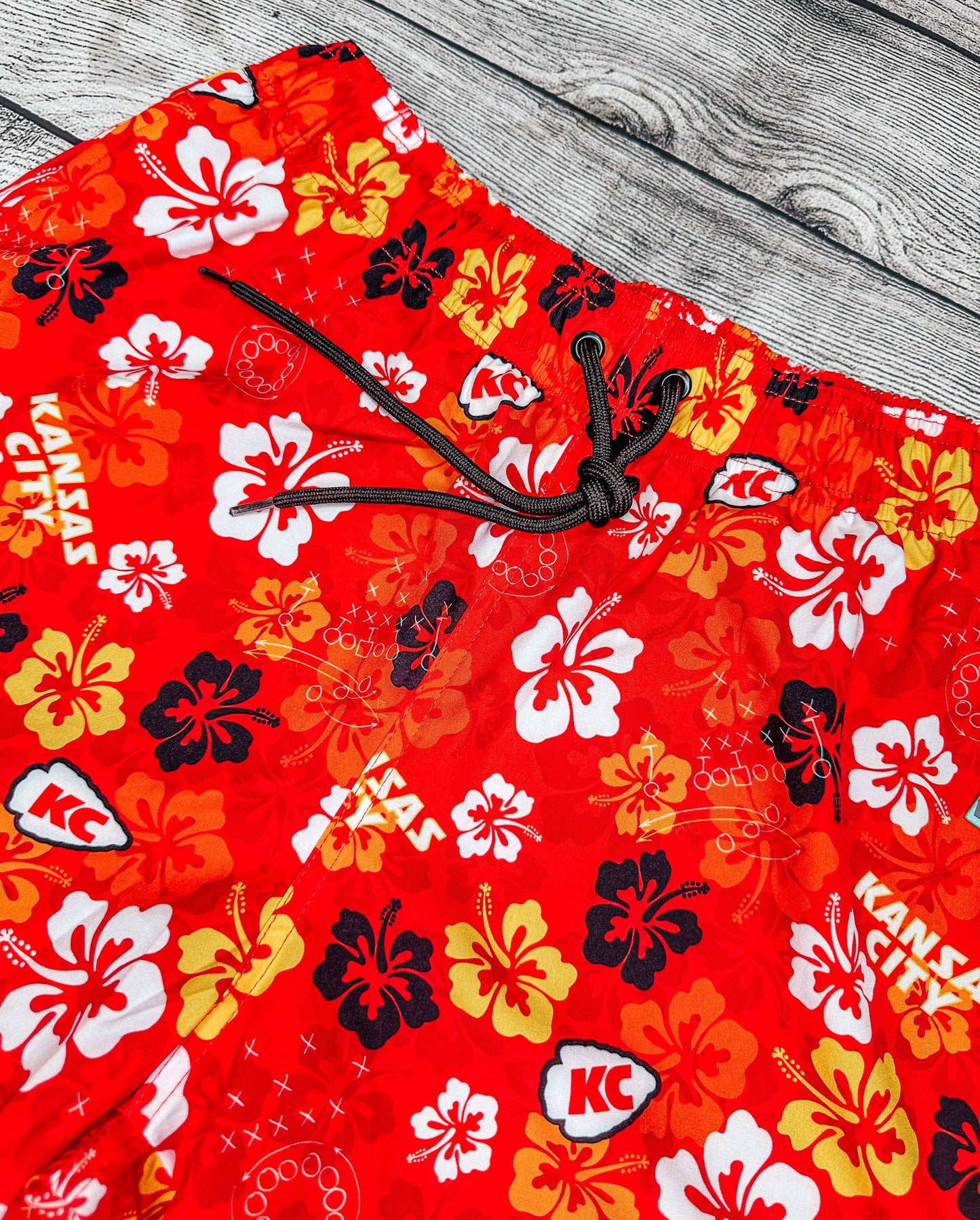Tropical Kansas City Hybrid Swim Shorts