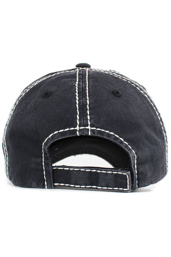SPOOKY Halloween Washed Vintage Baseball Cap