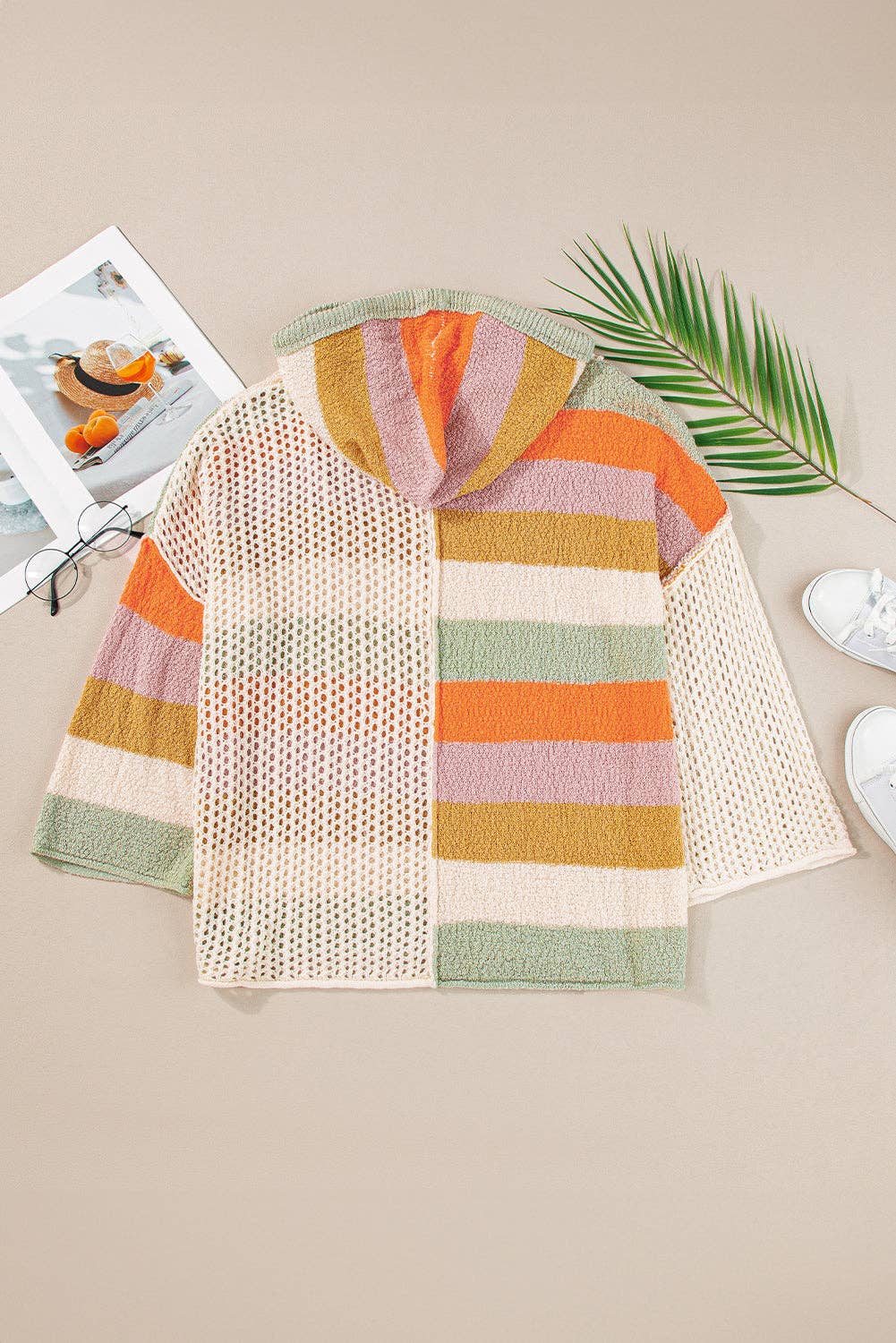Emmet Knitted Hooded Light Weight Sweater