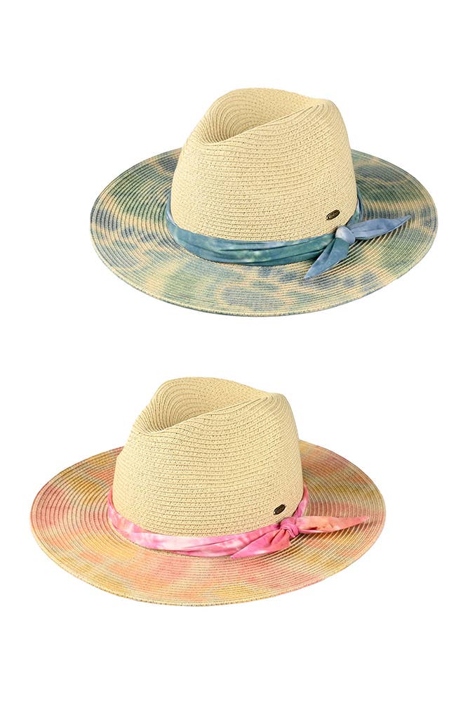 C.C Tie Dye Panama Hat