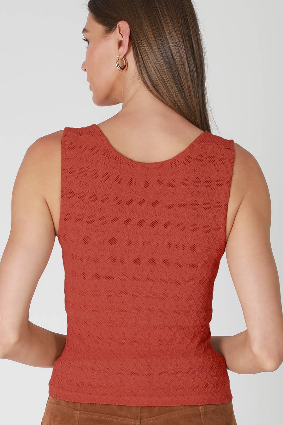 Lace Textured Square Top