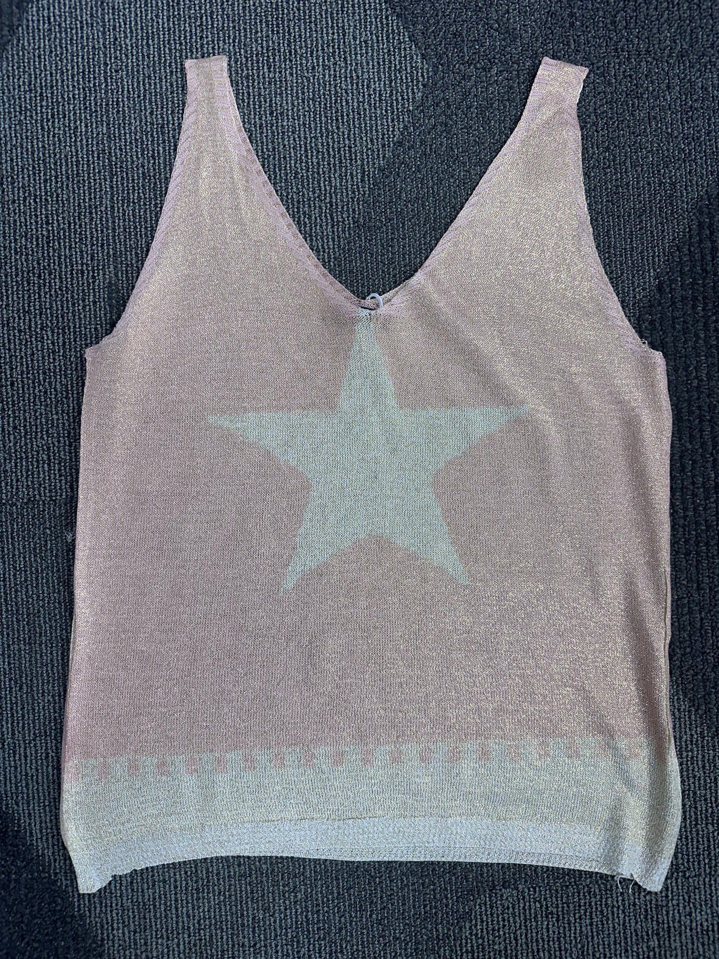 SLEEVELESS PINK STAR