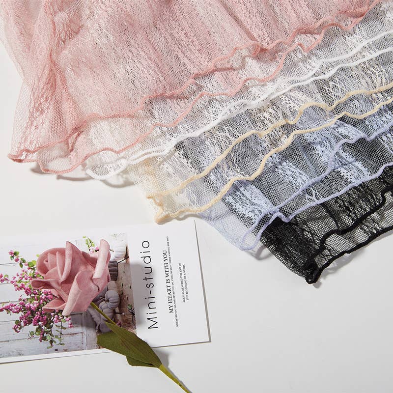 Sheer Mesh Lace Top