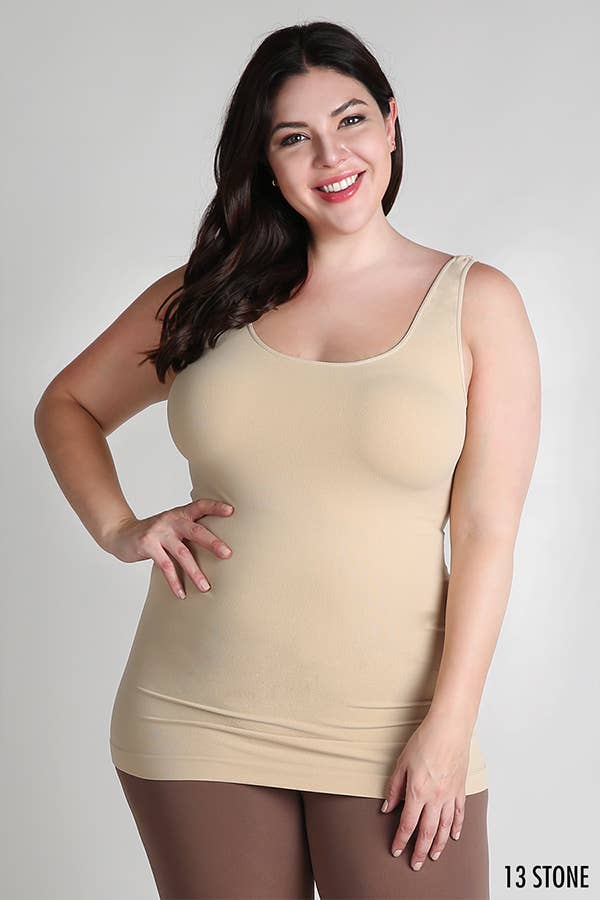 - Plus Size Tank Top Jersey