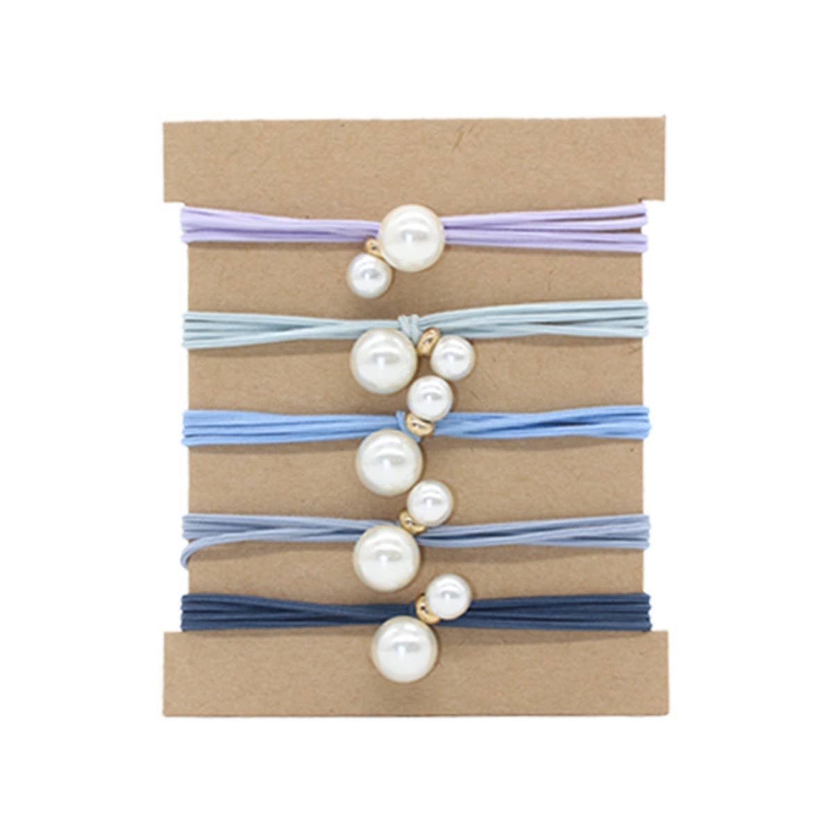 5-PIN PEARL BRAIDED HAIR SCRUNKIE