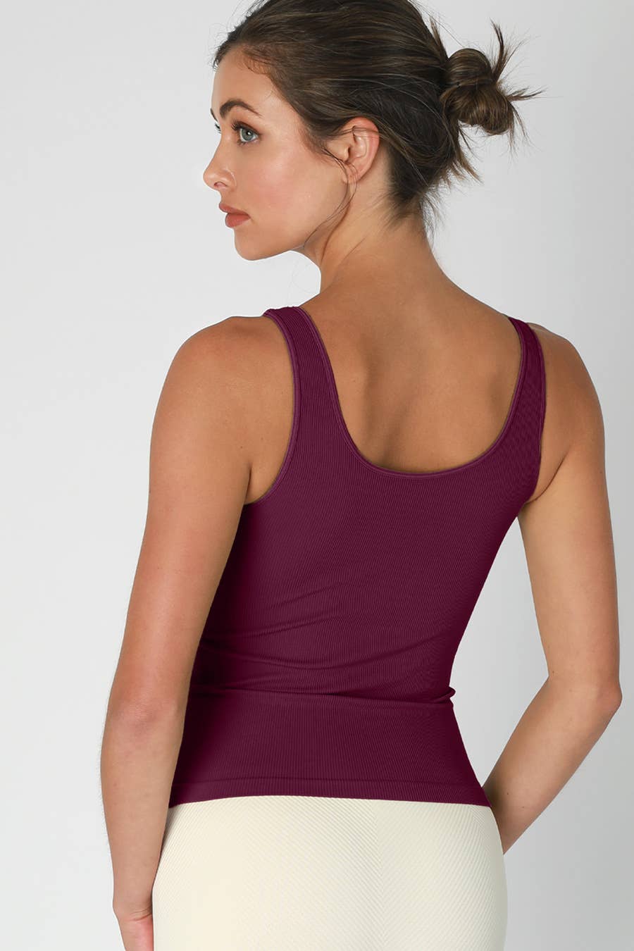 Ribbed Reversible Tank Top