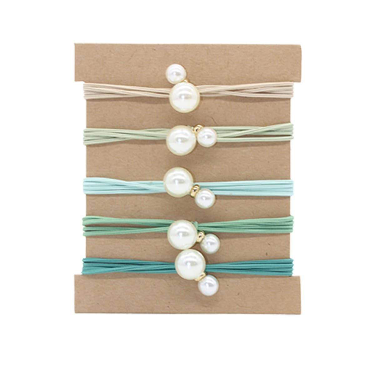 5-PIN PEARL BRAIDED HAIR SCRUNKIE