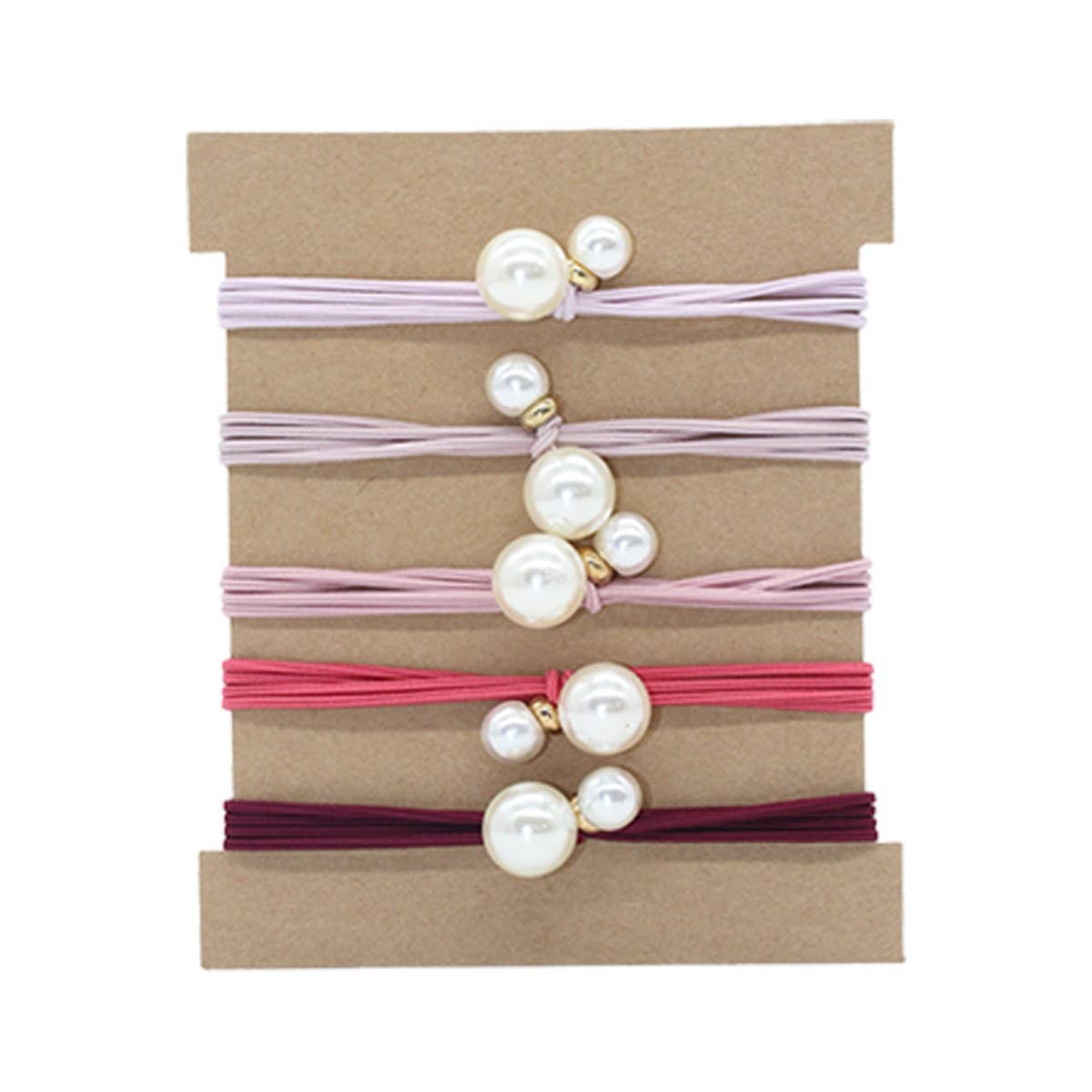 5-PIN PEARL BRAIDED HAIR SCRUNKIE