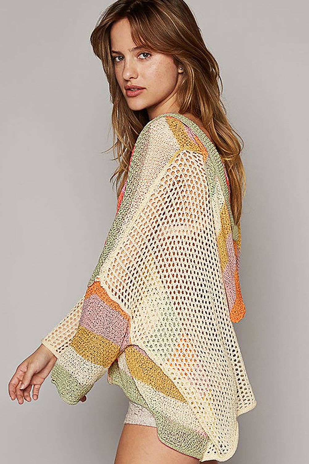 Emmet Knitted Hooded Light Weight Sweater