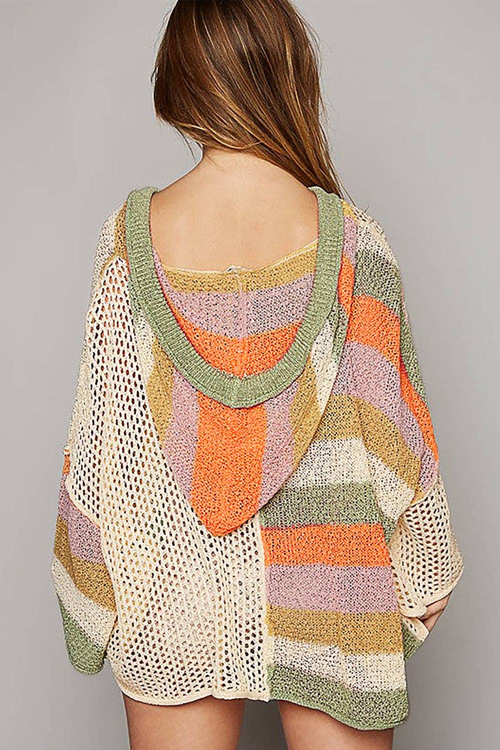Emmet Knitted Hooded Light Weight Sweater