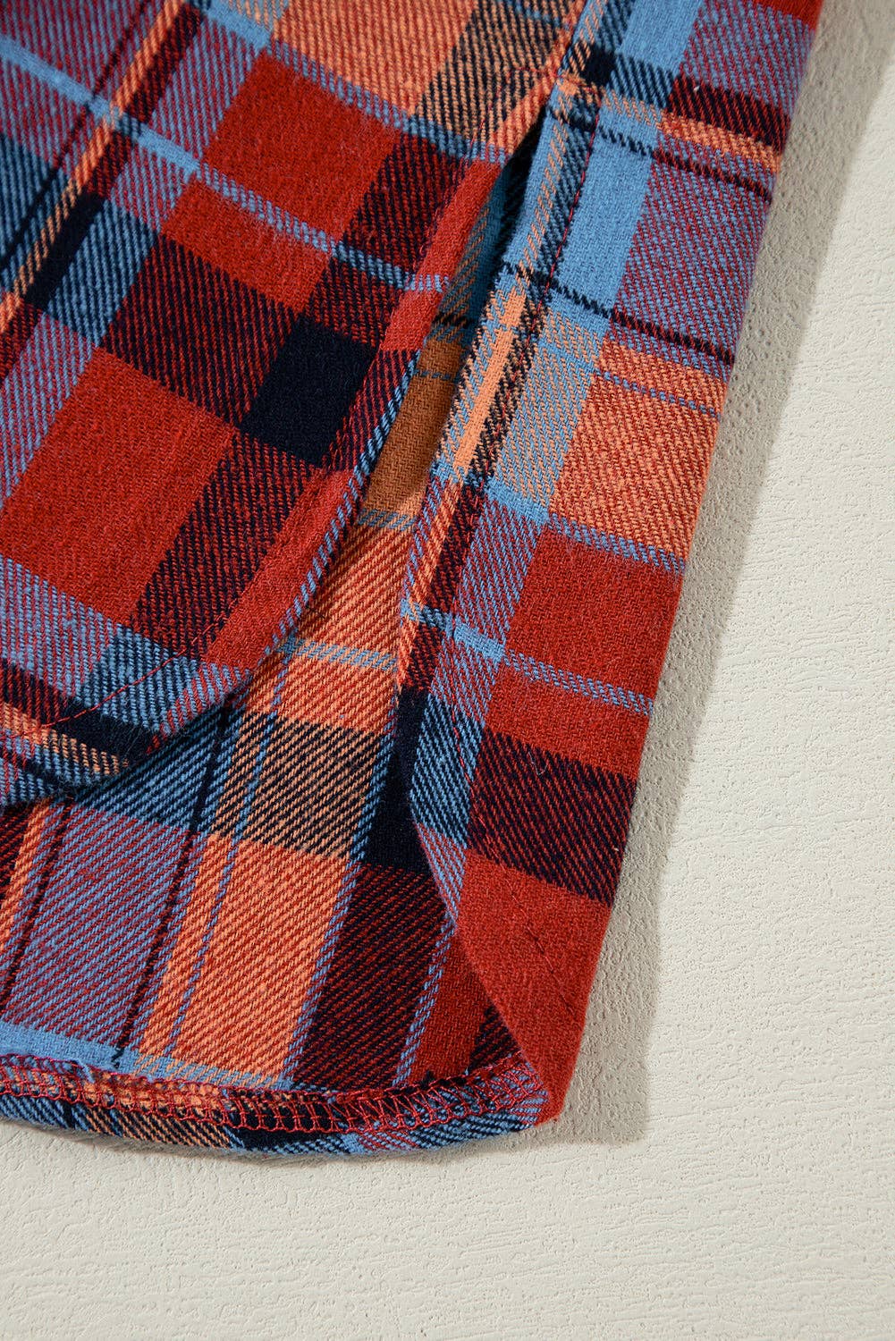 Women's Plaid Print Loose Vintage Shirt