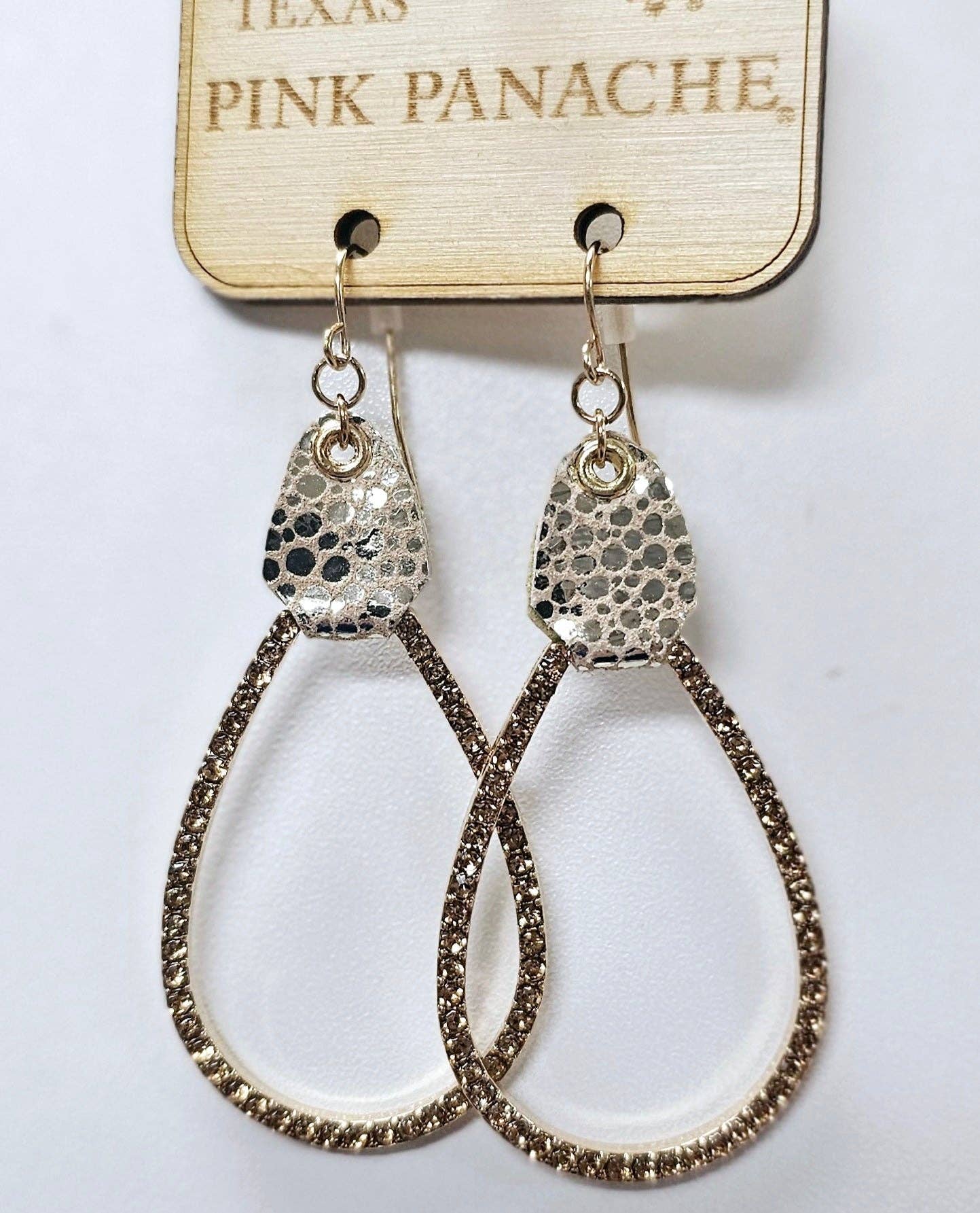 Crystal teardrop earring 1CNC X230 - LAST CALL