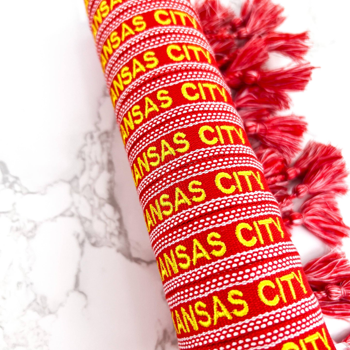 Kansas City Embroidered Bracelet