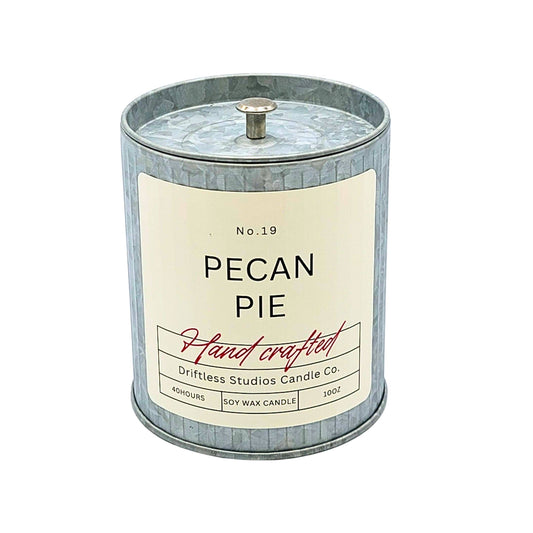 Pecan Pie Tin Farmhouse Fall Decor Candle