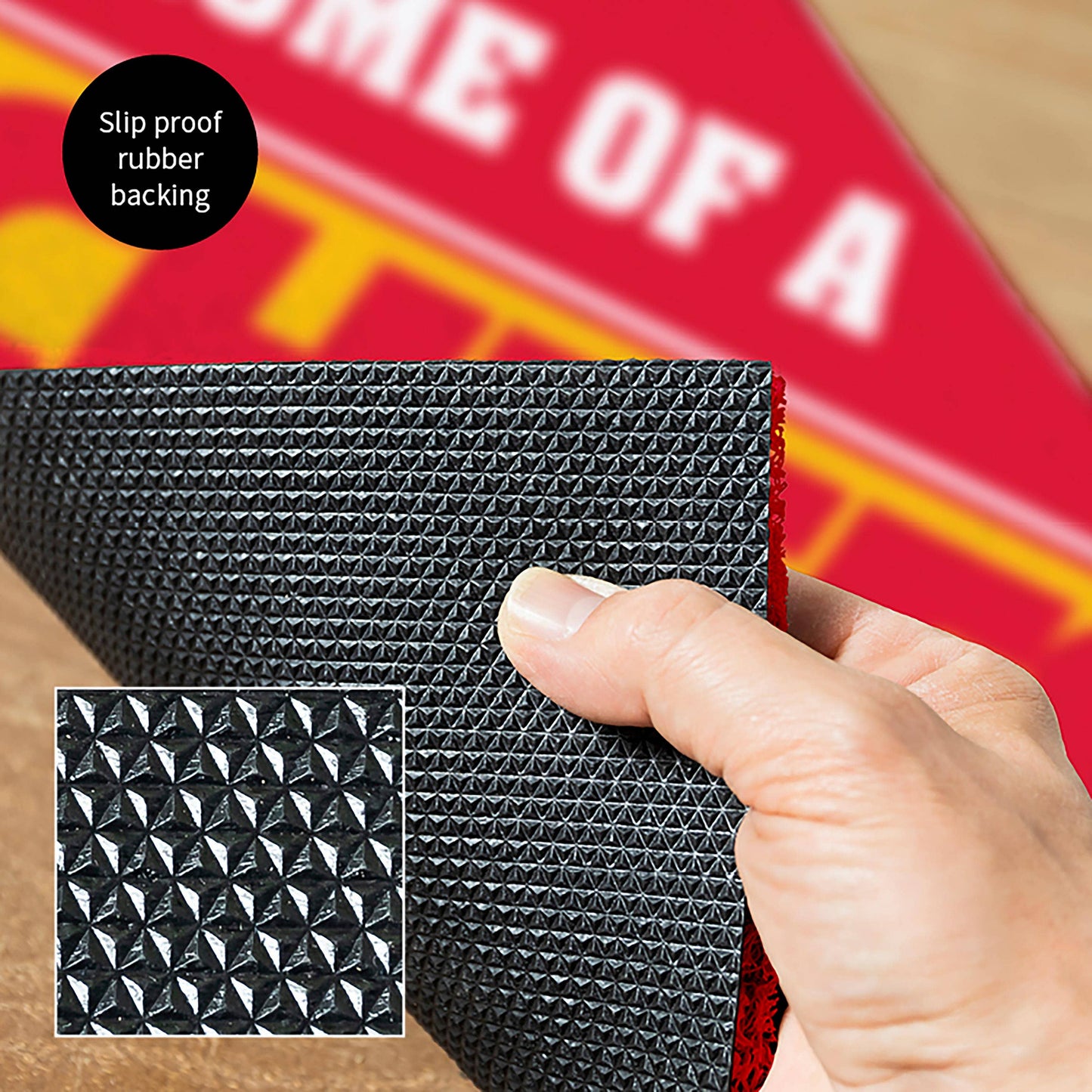 Kansas City Chiefs, PVC Mat COLOR, Home of a Fan