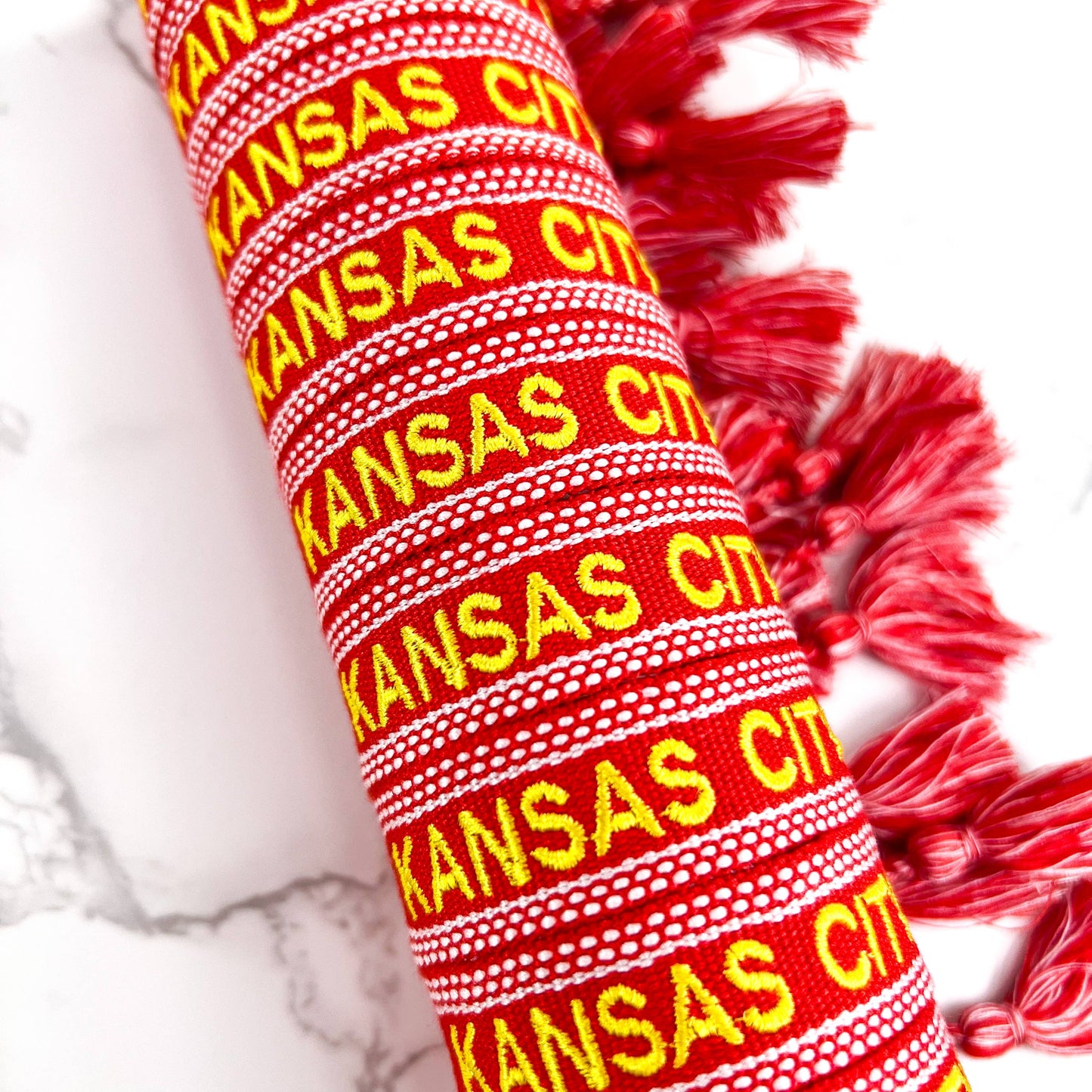 Kansas City Embroidered Bracelet