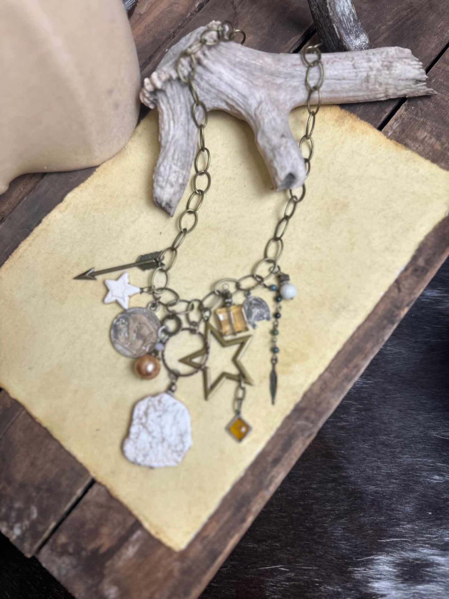 Gypsy Junk Original - Dutton - Charm Necklace