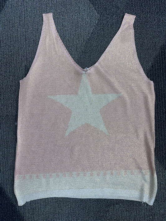 SLEEVELESS PINK STAR