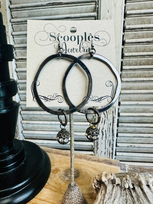 Gorgeous Gunmetal Crystal