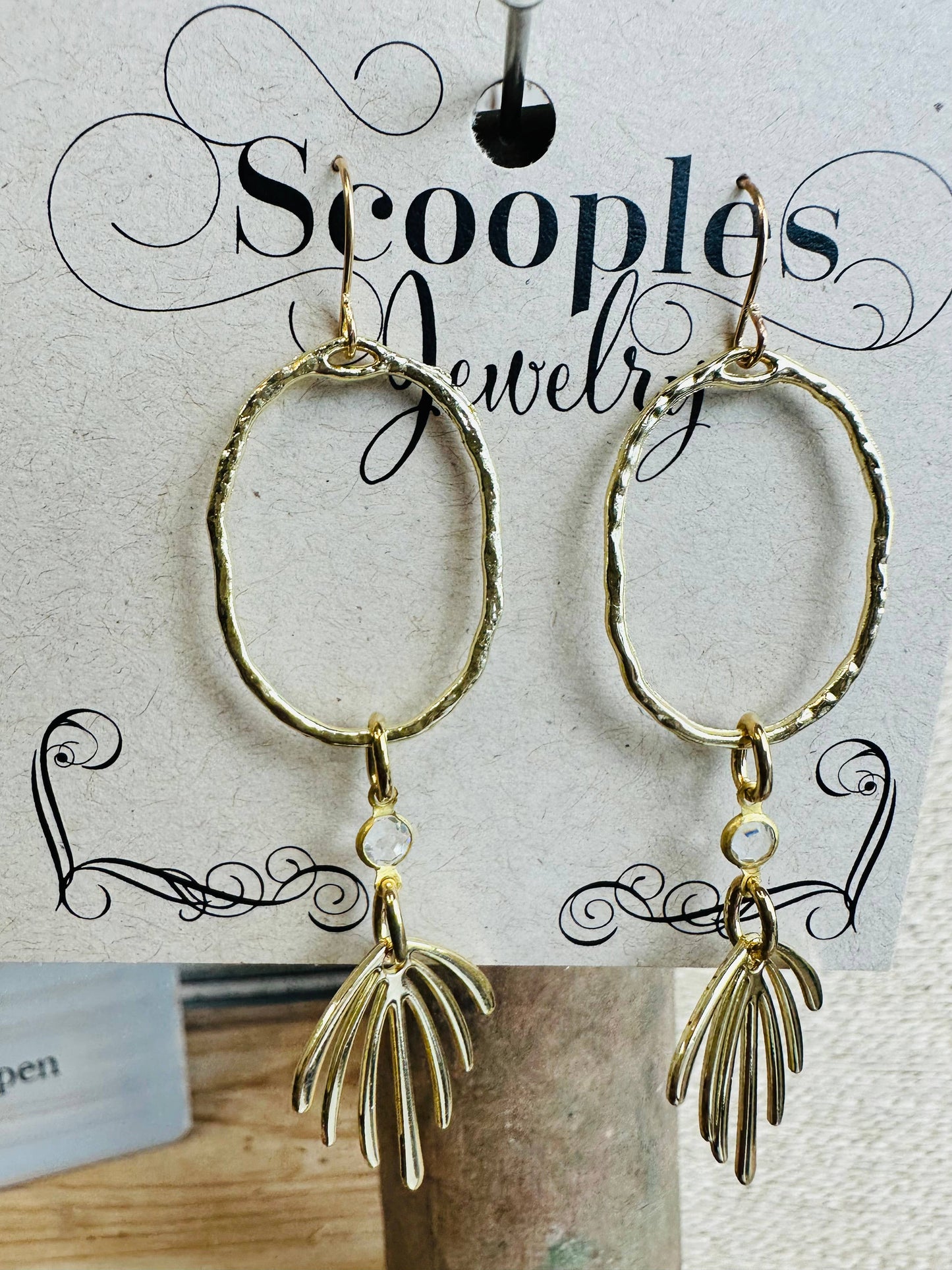 Gold Crystal Burst - Ear