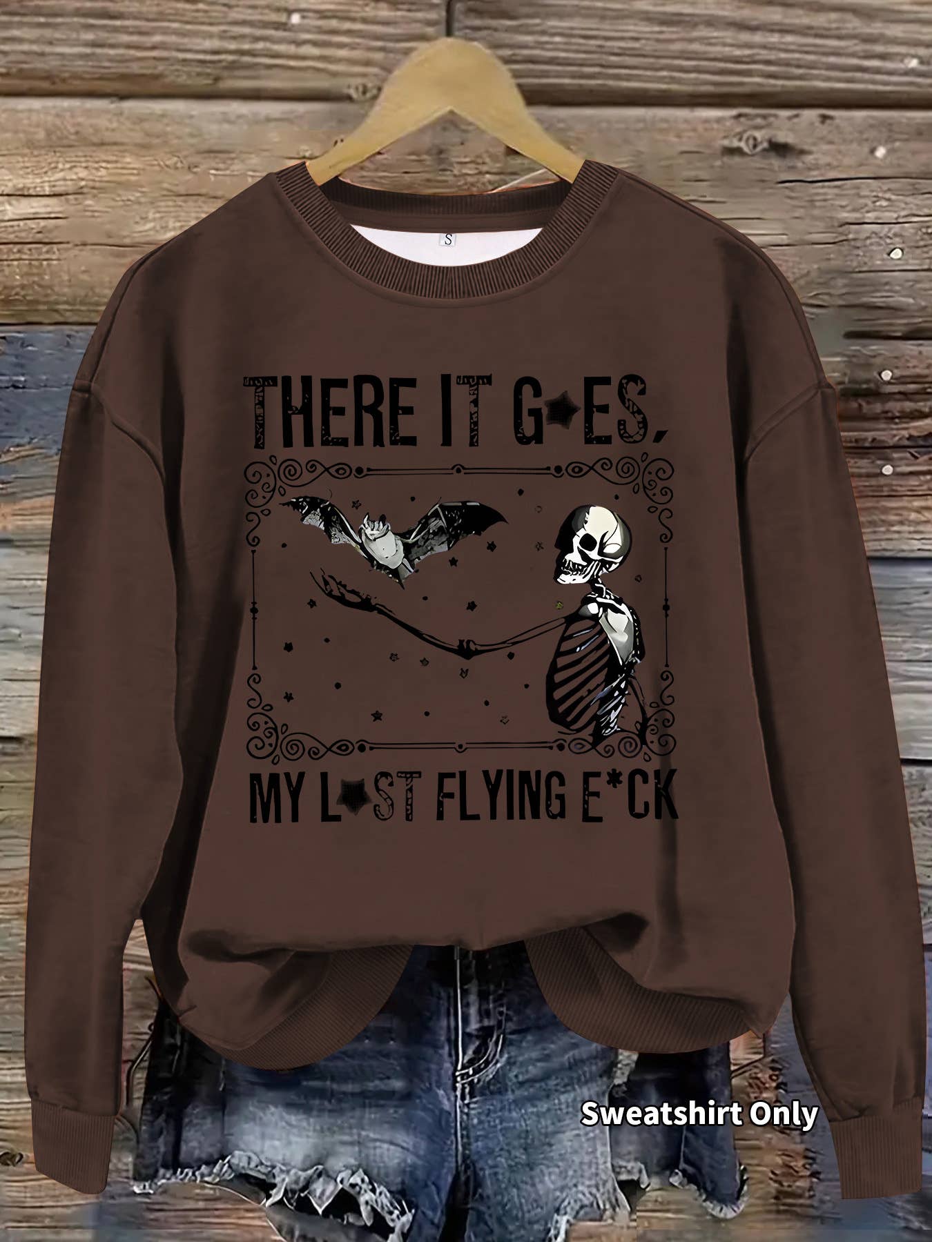 There Goes My Last Skeleton Halloween Sweatshirt