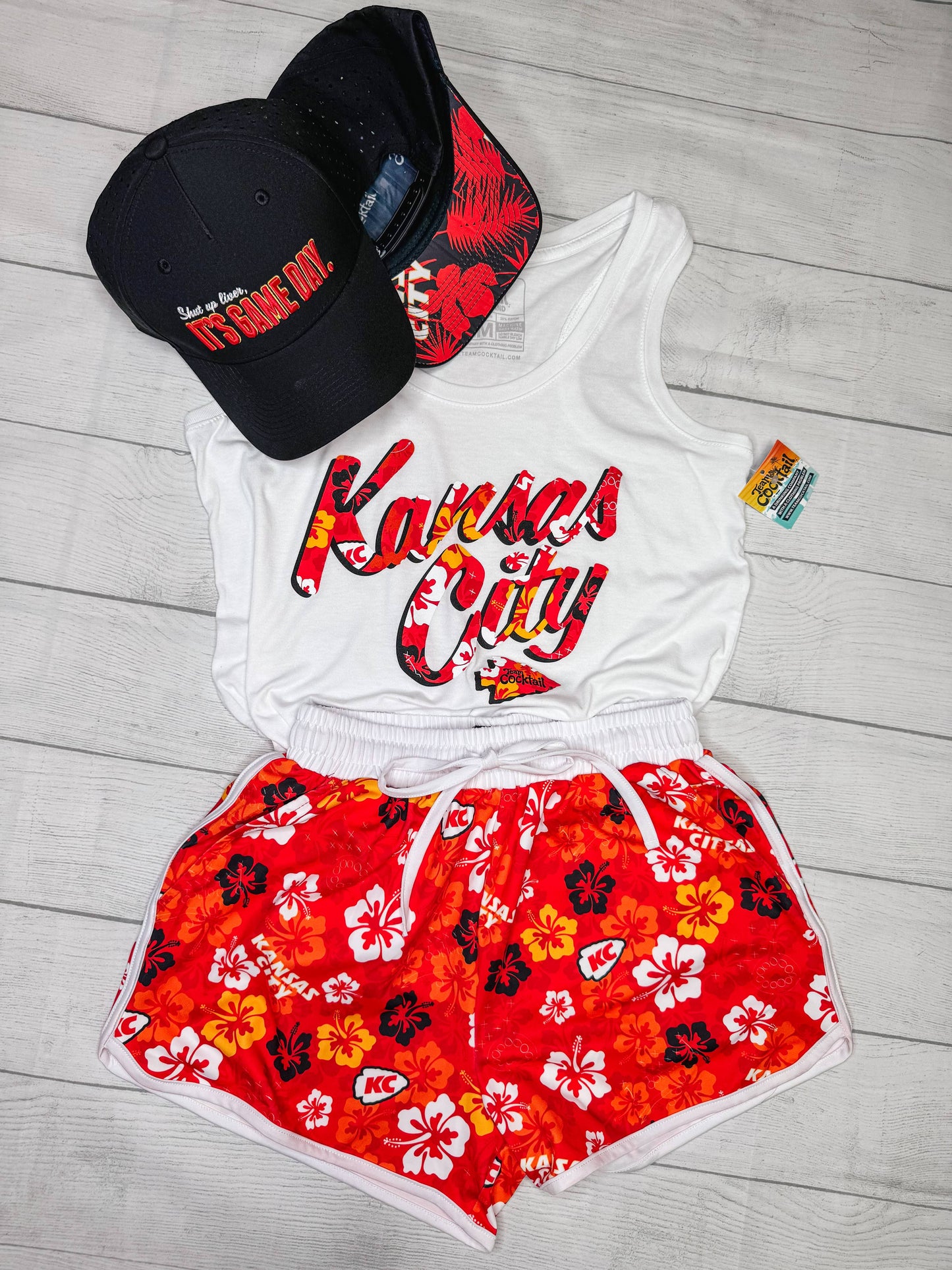 Tropical Kansas City Ladies Shorts