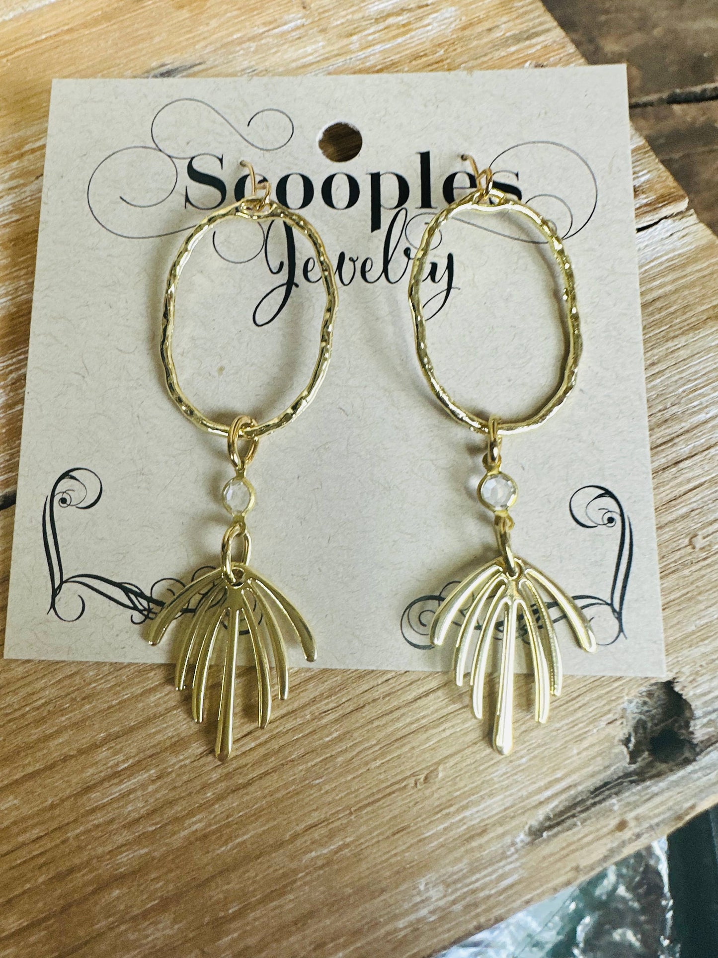 Gold Crystal Burst - Ear