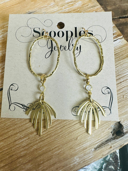 Gold Crystal Burst - Ear