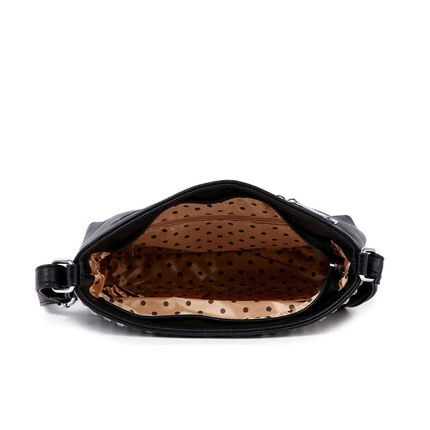 Studded Rhinestone Bling Crossbody Sling